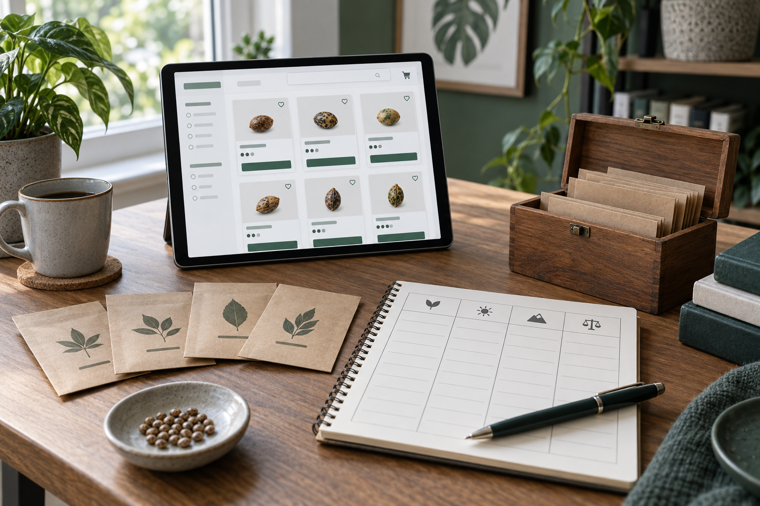 Cannabiszaden vergelijken voor Master of Seeds en de seedshop zo begin je met orienteren